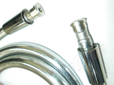 Шланг G1/2xG1/2 L=1.6m хром пластик, IDEAL STANDARD