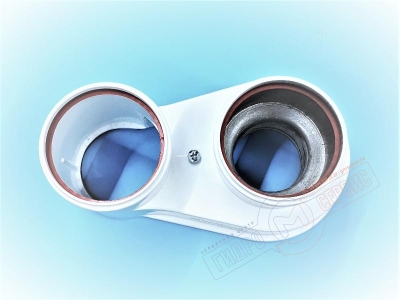 Vaillant Разделительный адаптер с DN 60/100 на две трубы DN 80, atr. 303818 - нзкз Vaillant Разделительный адаптер с DN 60/100 на две трубы DN 80, atr. 303818 - нзкз