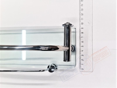 Полка 35*9см с круглыми поручнями для душевой кабины HRC8992