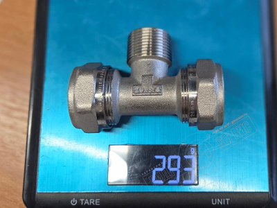 Тройник НР 26x3\4x26*3,0мм обжимной для металлопластиковой трубы 26*3,0мм PROFIT MPS GH GH109N260526