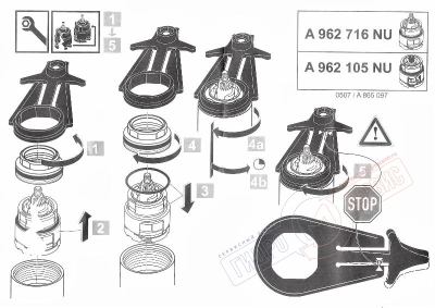 Керамический картридж Multiport монокомандного смесителя Идеал Стандарт, мультипорт 40мм 
