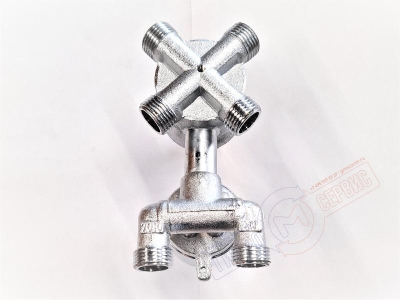 Cмеситель Z=7см с 4-х позиционным переключателем функций для душевой кабины APOLLO TS33W-TS49W 