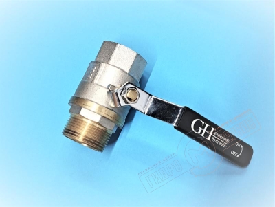 Кран шаровый 1 1/4" B-H длинная ручка 618g, DN32 - GH  - нзкз