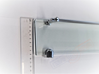 Полка 32*9см с круглым поручнем для душевой кабины HRC8080