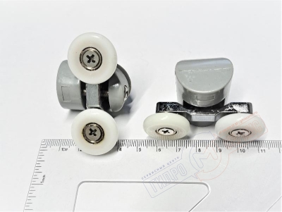 Ролик 24мм двойной душевой кабины Медеа / Аквалюкс / Хубер