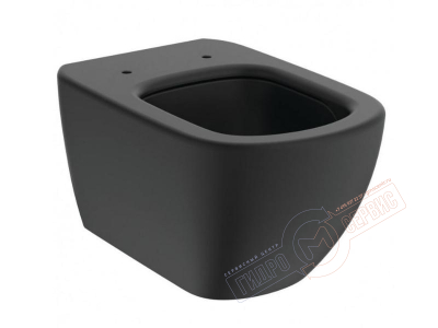 T0079V3 Ideal Standard Tesi AQUABLADE Черный матовый - Чаша подвесного унитаза (уценка)