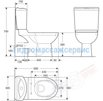 Унитаз Jacob Delafon Odelа 19603K-00
