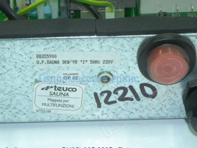 Электро блок управления сайной с мультифункциями душевой кабины Teuco 104 \ 114E  мощностью 3 kW