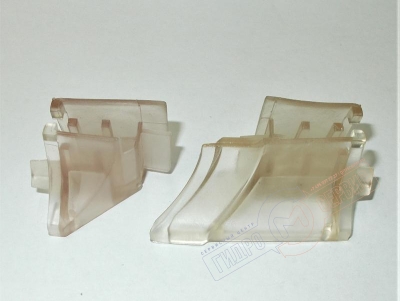 Промежуточно-концевая накладка силиконового уплотнителя двери Идеал Стандард DE LUXE