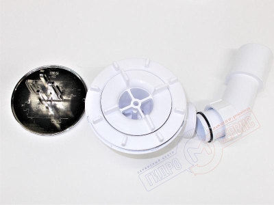 Сифон 90\120мм мм душевого поддона кабины Huppe