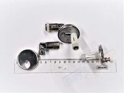 Микролифт Хром с креплением для крышки унитаза LUPI COPCEREVA2