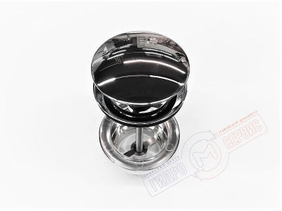 Донный Хром клапан Клик-Клак слива раковины с переливом 