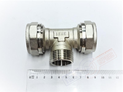 Тройник НР 32x1"x32 (ник.) PROFIT GH