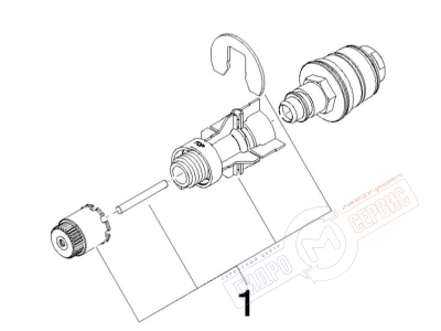 Переходник 304 термокартриджа смесителя DORN BRAHT Переходник 304 термокартриджа смесителя DORN BRAHT