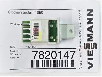 7820147 Viessmann Vitotronic Кодирующий штекер Автоматики - нзкз