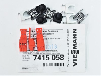 Viessmann 7415058 Vitotronic Штекерный разъем для датчиков- комплект 3шт